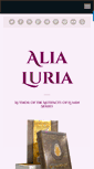 Mobile Screenshot of alialuria.com