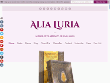 Tablet Screenshot of alialuria.com